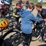 Rookie Camp Bikepark Oberammergau Bayern, Bikecheck mit Tobi Reiser - Die Rasenmäher Mountainbike Camp