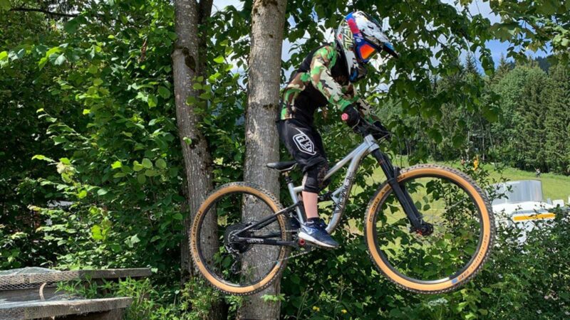 Rookie Camp Bikepark Oberammergau Bayern, Drop Training - Die Rasenmäher Mountainbike Camp