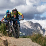 Dolomiten Trails Alta Badia - Gröden - Superior Camps mit Holger Meyer und Karen Eller, Uphill auf den Trails